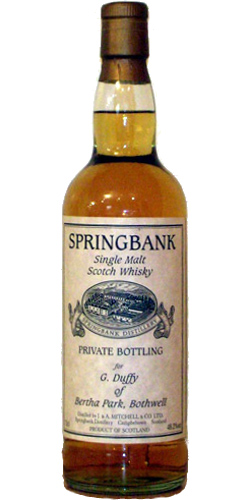 Springbank 1975 Private Bottling