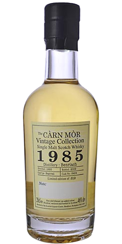 BenRiach 1985 MMcK Carn Mor Vintage Collection Barrel #5494 46% 200ml