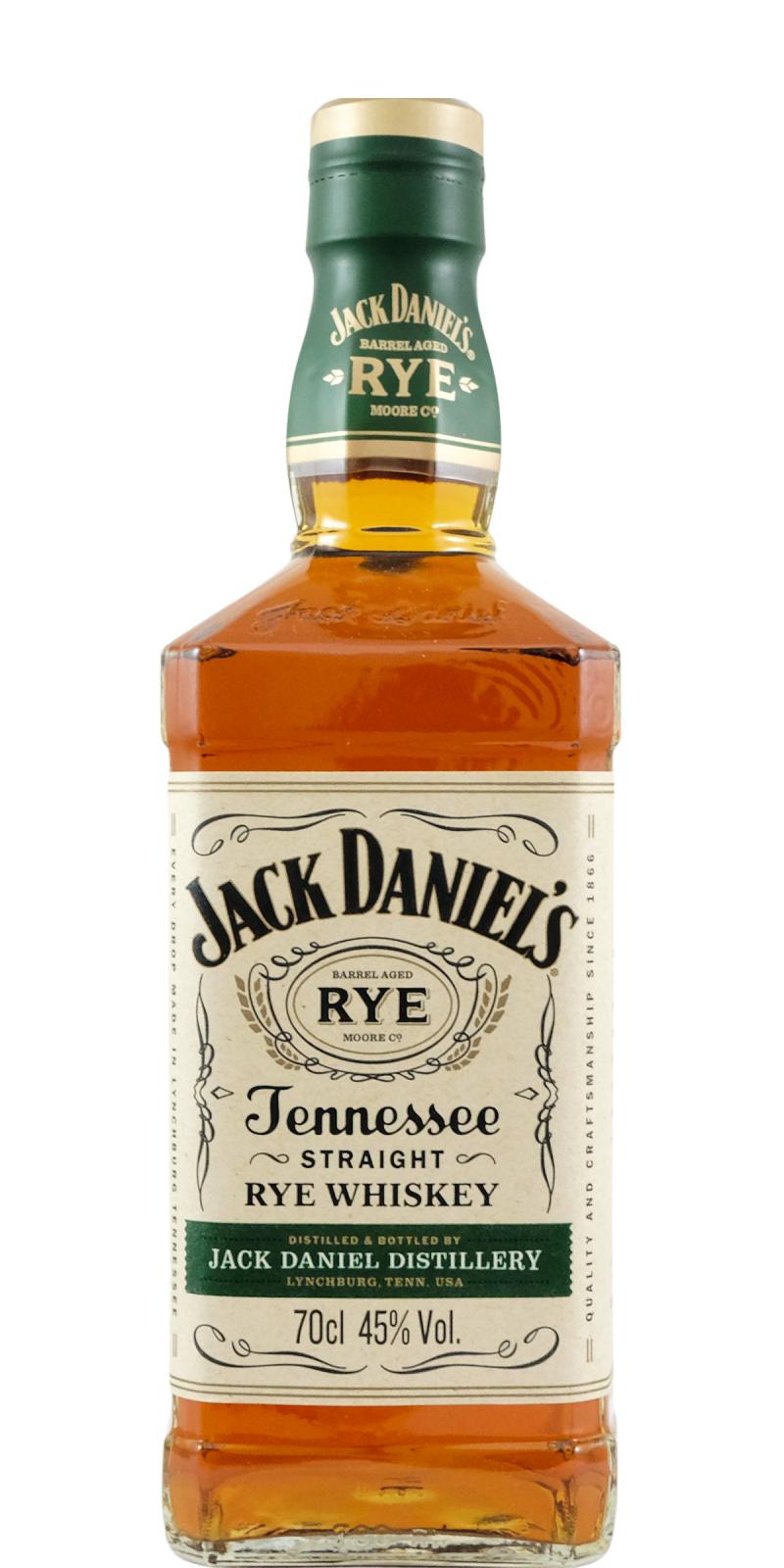 Jack Daniel's Tennessee Straight Rye Ratings and reviews Whiskybase