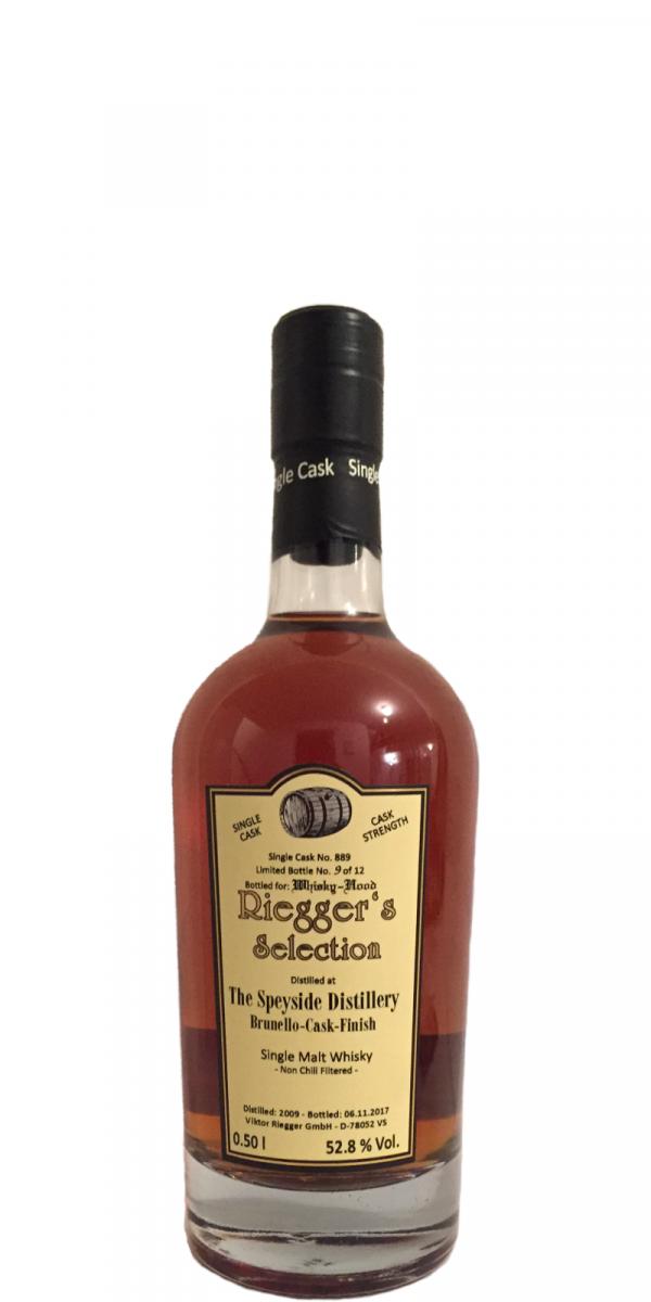 Speyside Distillery 2009 RS Single Cask #889 Whisky Hood 52.8% 500ml