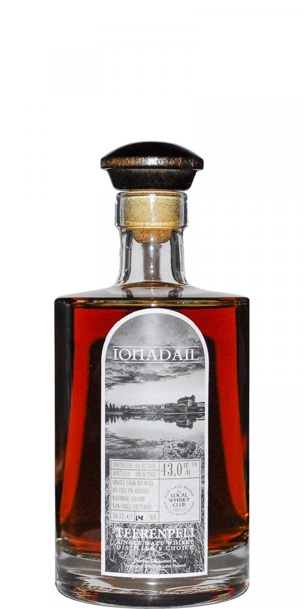 Teerenpeli Ionadail Distiller's Choice 1st Fill PX Sherry Cask 18/13 The Local Whisky Club 43% 500ml