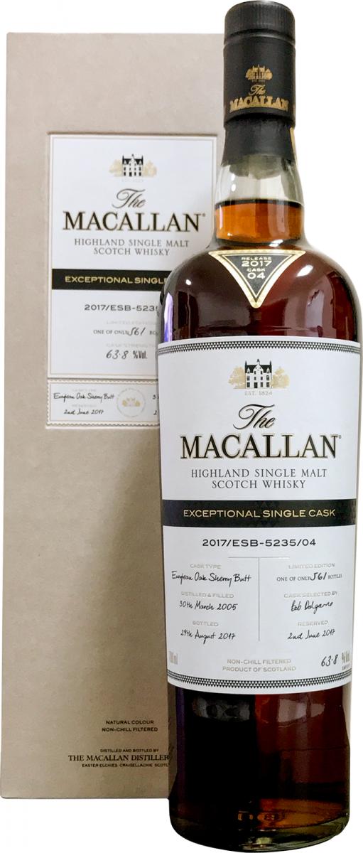 Macallan 2017 Esb 5235 04 Ratings And Reviews Whiskybase