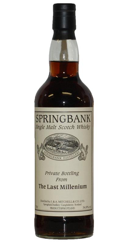 Springbank 1999 Private Bottling Sherry Cask #89 54.9% 700ml