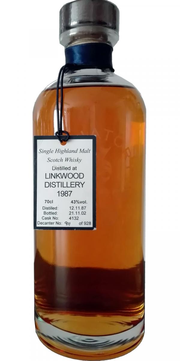 Linkwood 1987 SV Decanter Collection #4132 43% 700ml