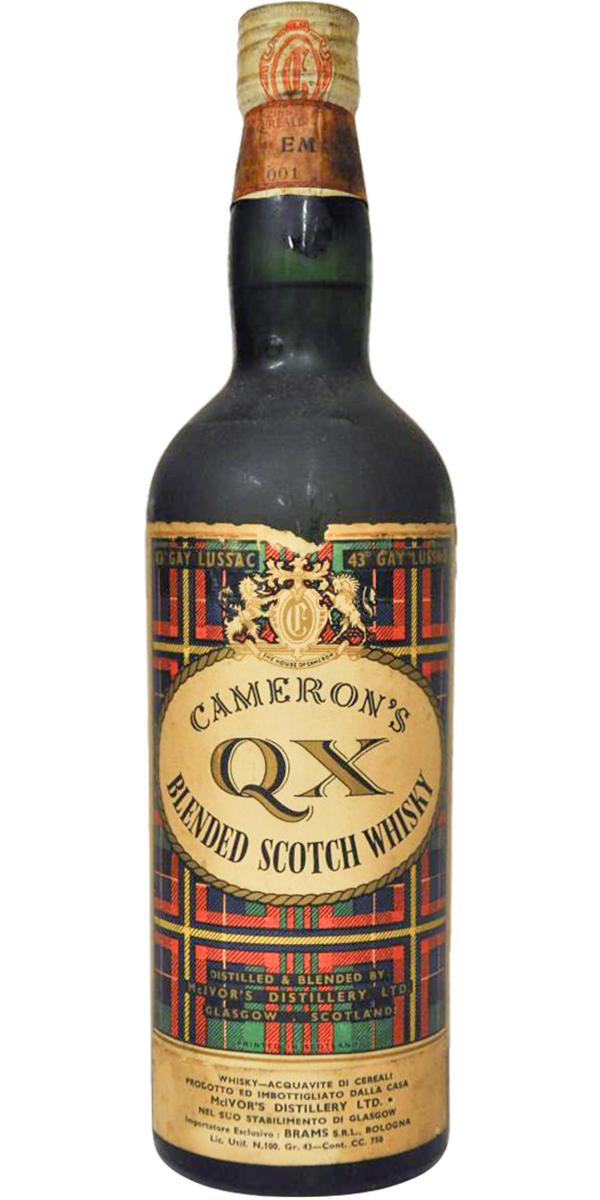 Cameron's QX Blended Scotch Whisky