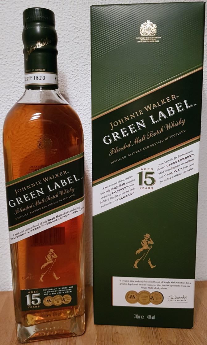 Johnnie Walker Green Label Ratings and reviews Whiskybase