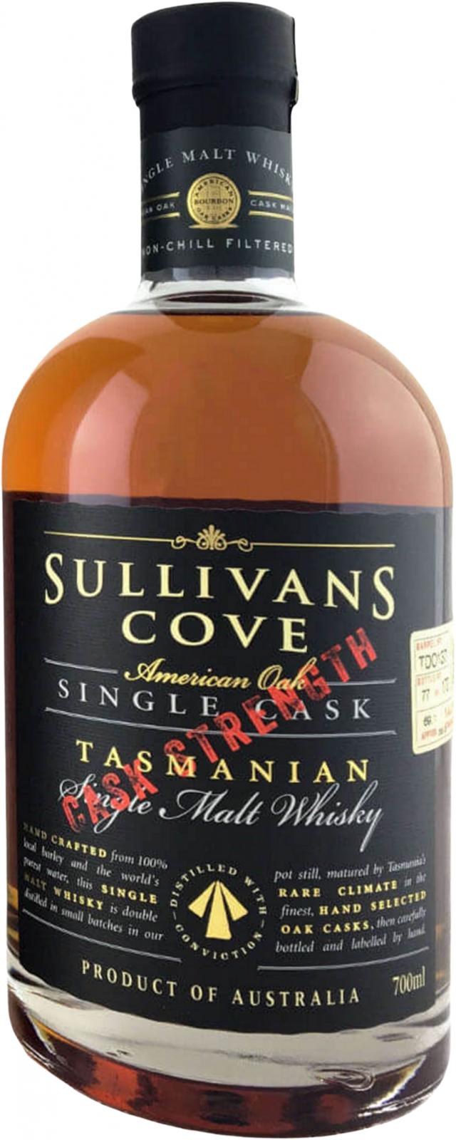 Sullivans Cove 2006 Single Cask Cask Strength 200L American Oak Ex-Bourbon TD0137 69.1% 700ml