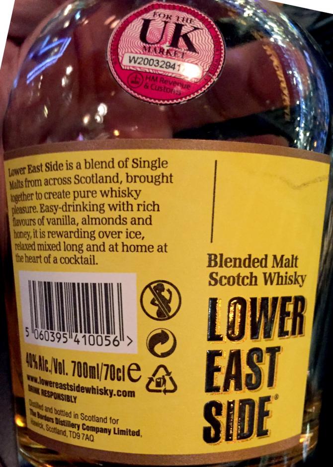 Lower East Side Blended Malt Scotch Whisky - Ratings and reviews ...