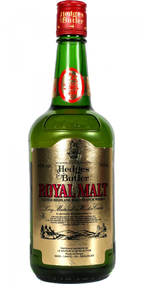 Hedges & Butler Royal Malt Vatted Highland Malt Le Savour Club Selection 43% 700ml