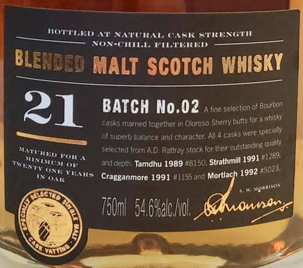 Rattray's Selection 21-year-old DR