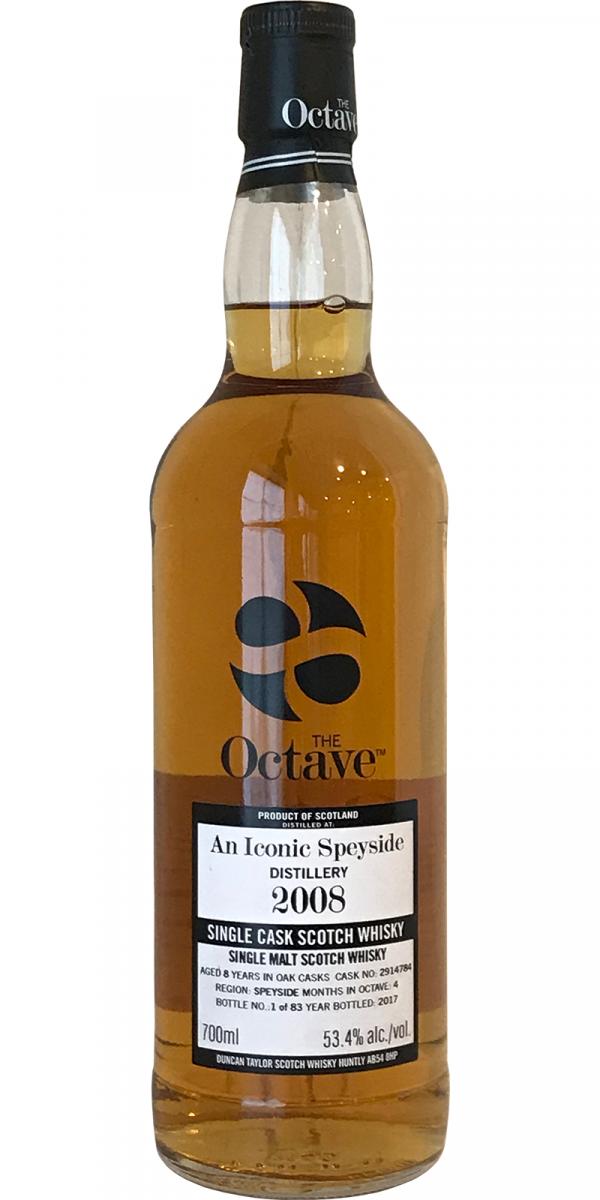 An Iconic Speyside Distillery 2008 DT The Octave #2914784 53.4% 700ml