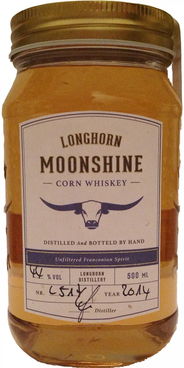 Longhorn Moonshine Corn Whiskey