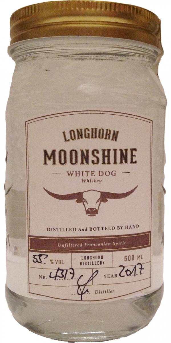 Longhorn Moonshine White Dog