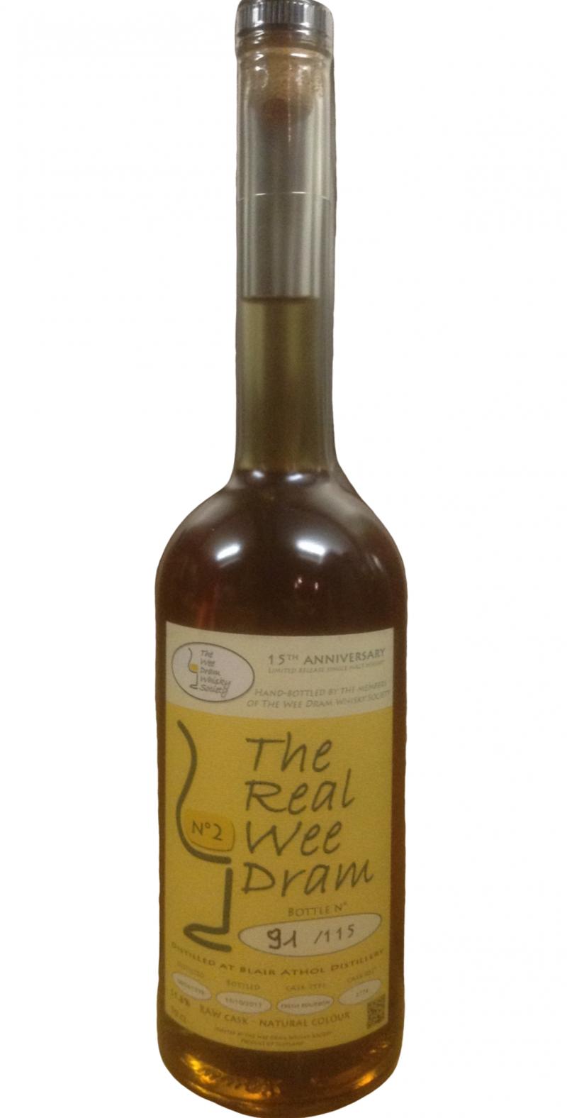 Blair Athol 1998 UD Fresh Bourbon Cask #2774 The Wee Dram Whisky Society 51.8% 700ml