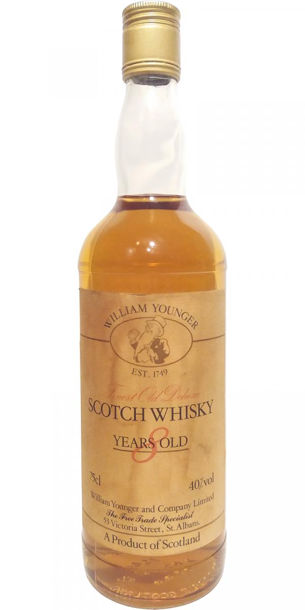 William Younger 8yo Finest Old Deluxe Scotch Whisky 40% 750ml