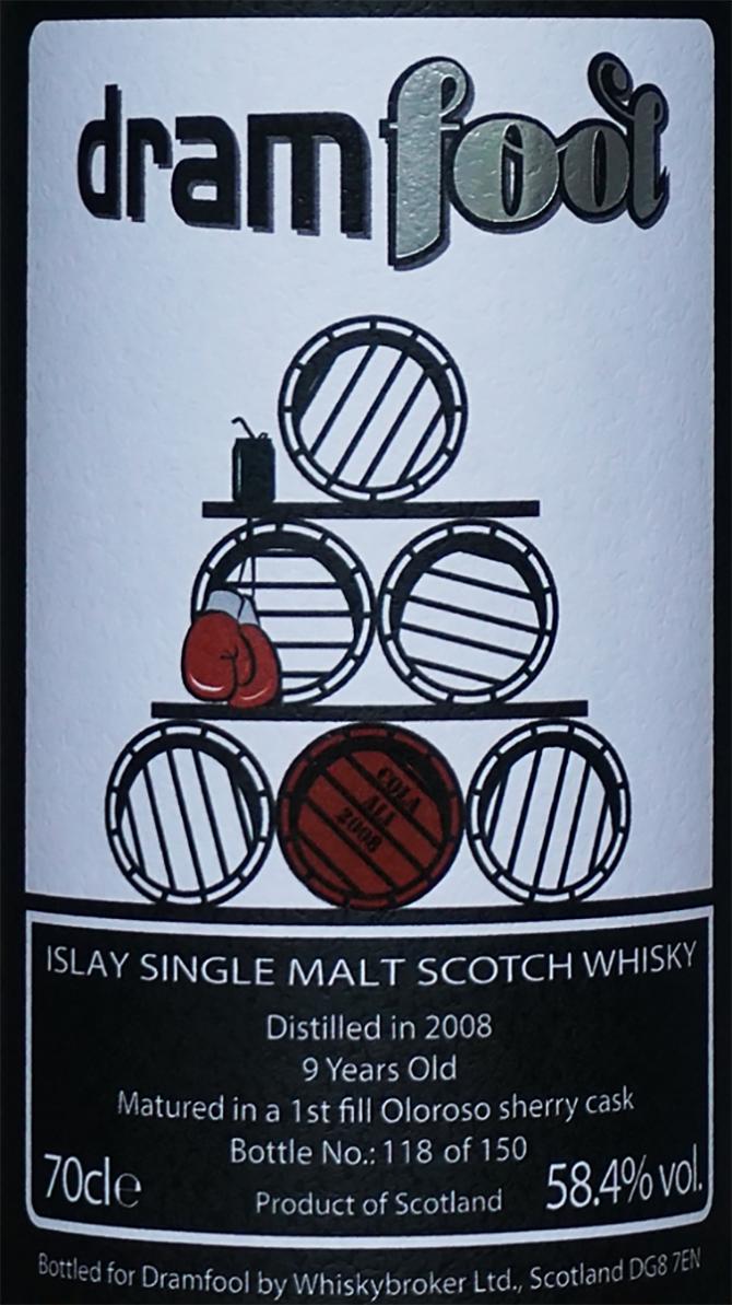 Islay Single Malt Scotch Whisky 2008 Df