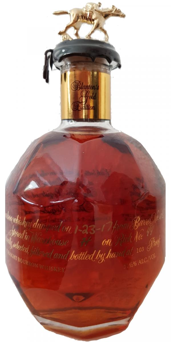Blanton's Single Barrel Bourbon Bottled 2017