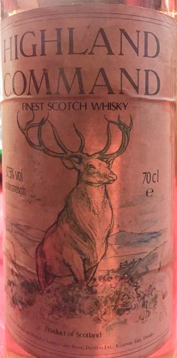 Highland Command Finest Scotch Whisky 37.5% 700ml