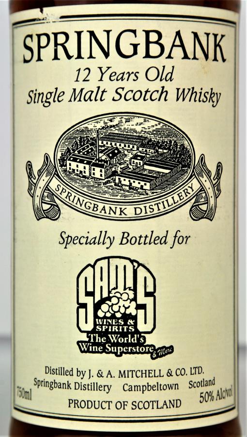 Springbank 12-year-old Private Bottling