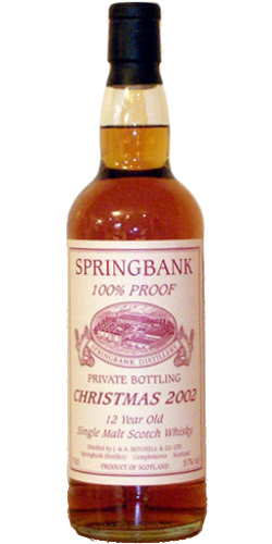 Springbank Christmas 2002