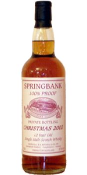 Springbank Christmas 2002