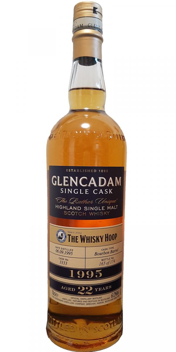 Glencadam 1995 Bourbon Barrel #3333 The Whisky Hoop Exclusive 61.2% 700ml
