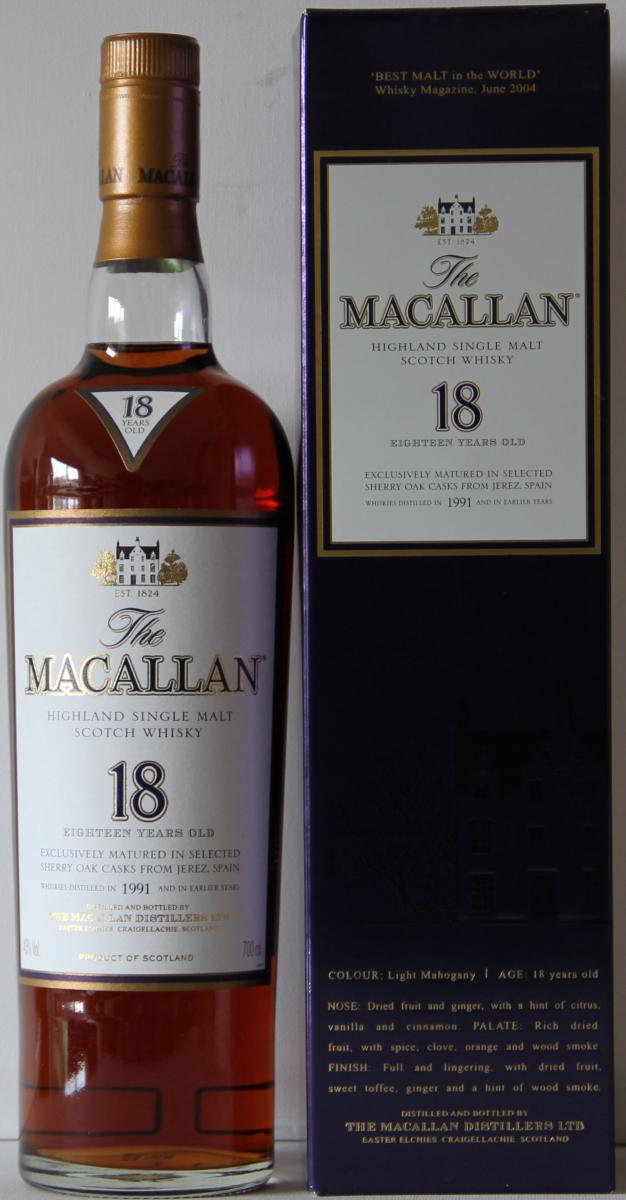 Macallan 1991 Ratings And Reviews Whiskybase
