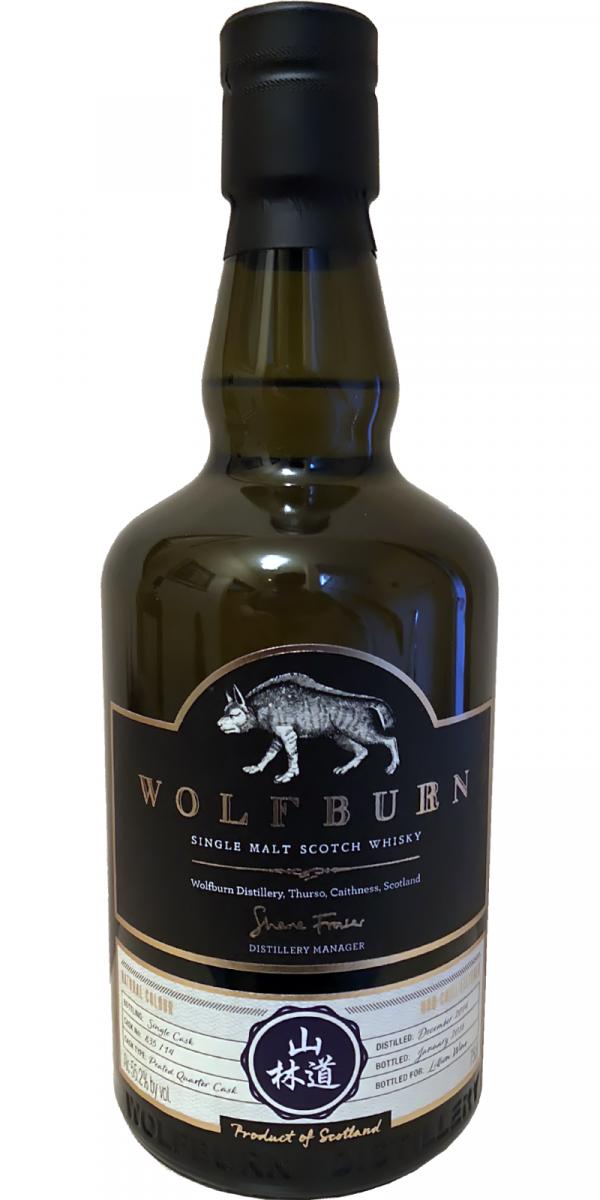 Wolfburn 2014 Lillion Wines Peated Quarter Cask 55.2% 750ml
