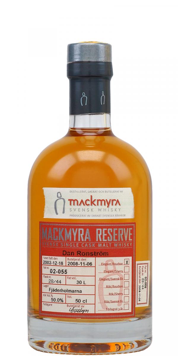 Mackmyra 2002 Reserve Elegant Bourbon 02 055 50% 500ml