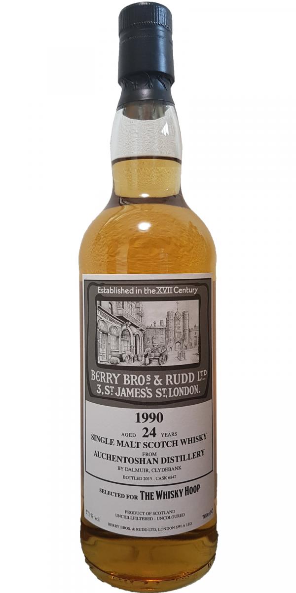 Auchentoshan 1990 BR #6847 Whisky Hoop 57.1% 700ml