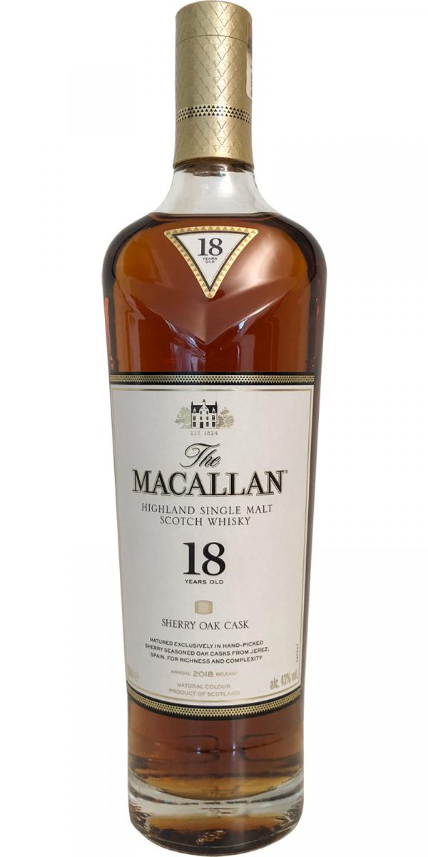 Macallan 18-year-old - Ratings and reviews - Whiskybase