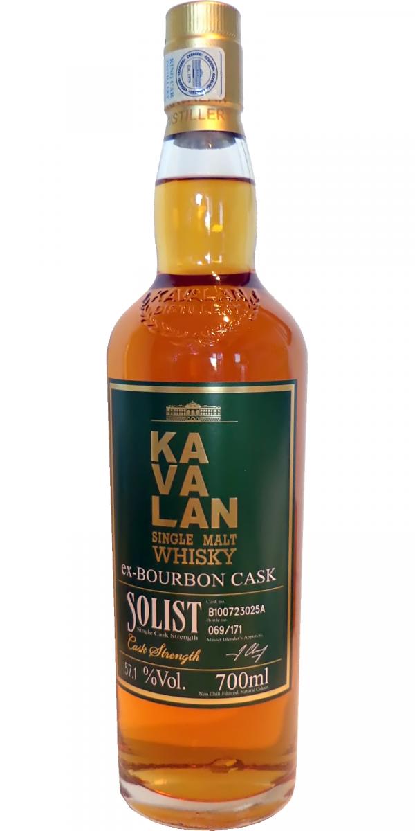 Kavalan Solist ex-Bourbon Cask B100723025A 57.1% 700ml