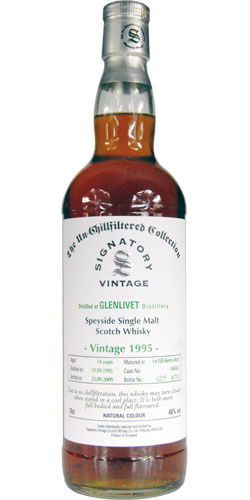 Glenlivet 1995 SV The Un-Chillfiltered Collection 1st Fill Sherry Butt #144362 46% 700ml