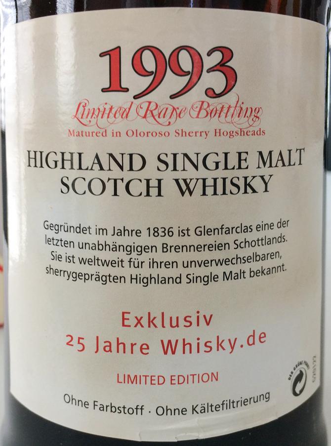 Glenfarclas 1993 Ratings And Reviews Whiskybase