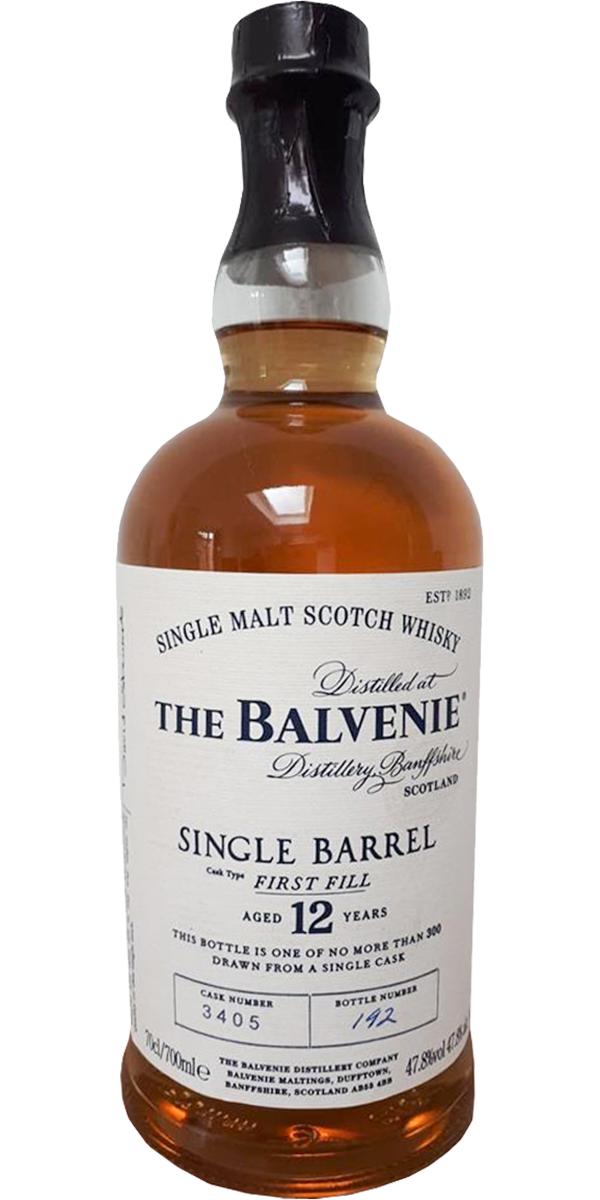 Balvenie 12yo Single Barrel #3405 47.8% 700ml