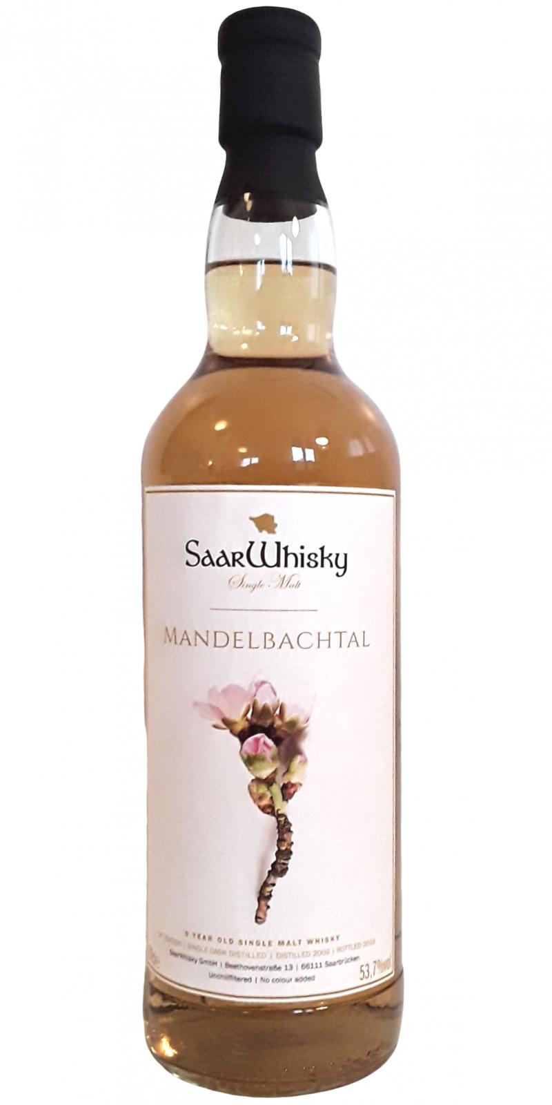 Mandelbachtal 2009 SaW Bourbon Cask 53.7% 700ml