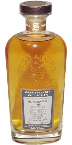 Highland Park 1986 SV Cask Strength Collection #2282 55.3% 700ml