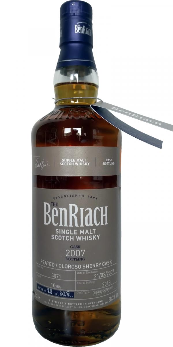BenRiach 2007 - Peated