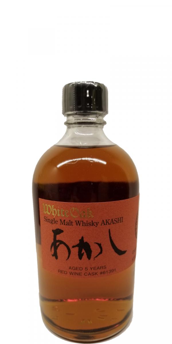 Whisky Akashi single malt 5 ans Red Wine 