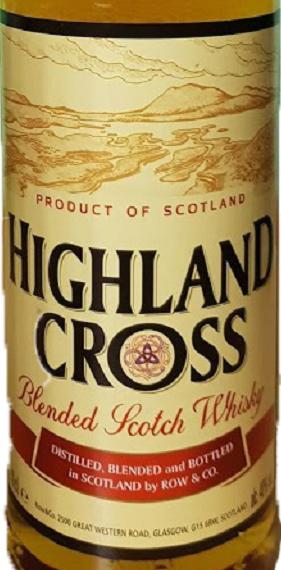Highland Cross Blended Scotch Whisky 40% 700ml