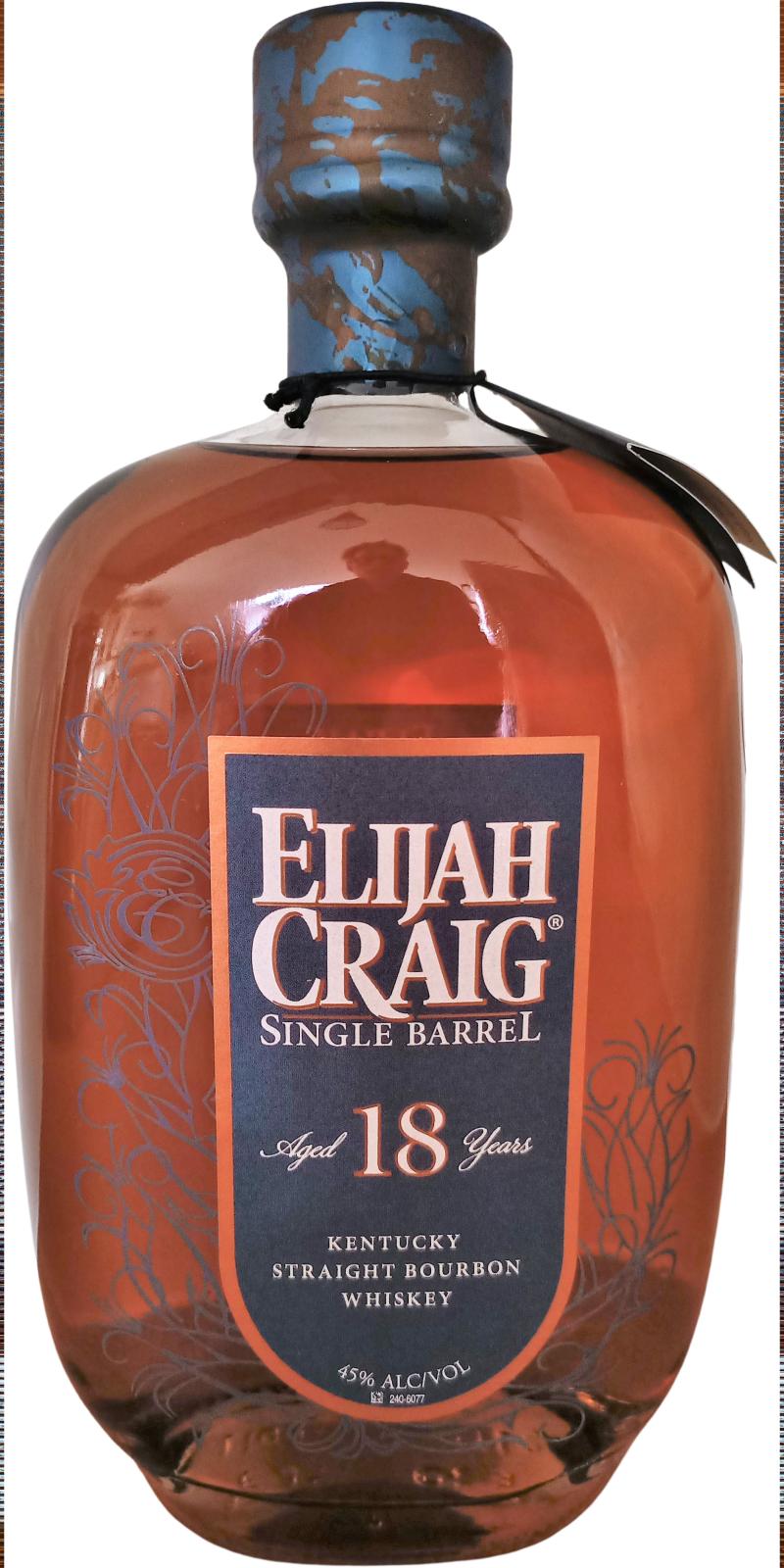 Elijah Craig 18yearold Ratings and reviews Whiskybase