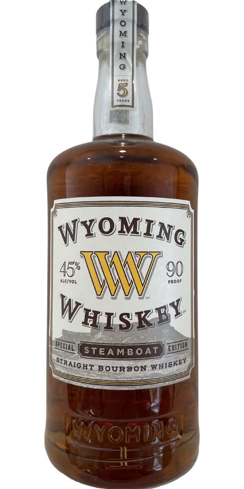 Wyoming Whisky Steamboat 45% 750ml