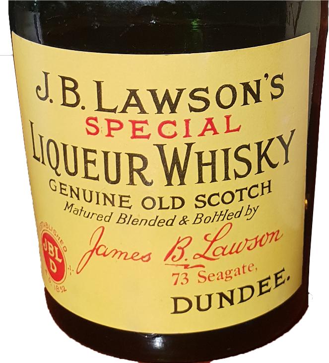 J. B. Lawson's Liqueur Whisky