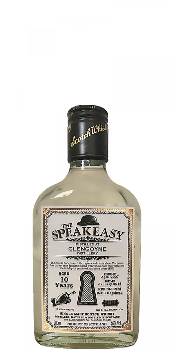 Glengoyne 2007 DL The Speakeasy Refill Hogshead Whisky Manufaktur 46% 200ml
