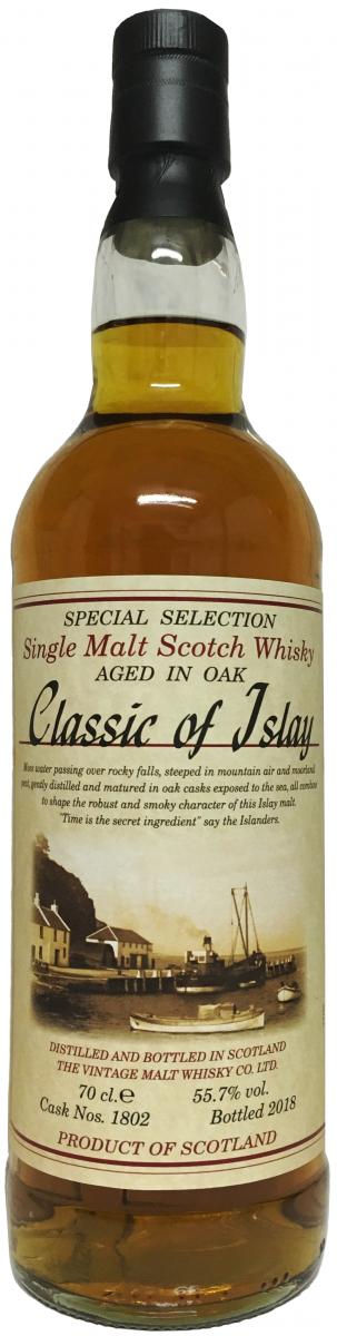 Classic of Islay Vintage 2018 JW Oak #1802 55.7% 700ml