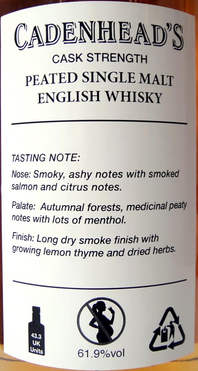 The English Whisky 08-year-old CA