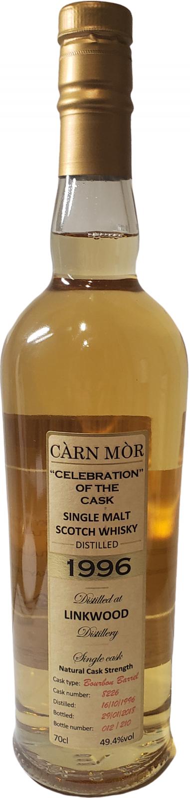 Linkwood 1996 MMcK Carn Mor Celebration of the Cask Bourbon Barrel #8226 49.4% 700ml
