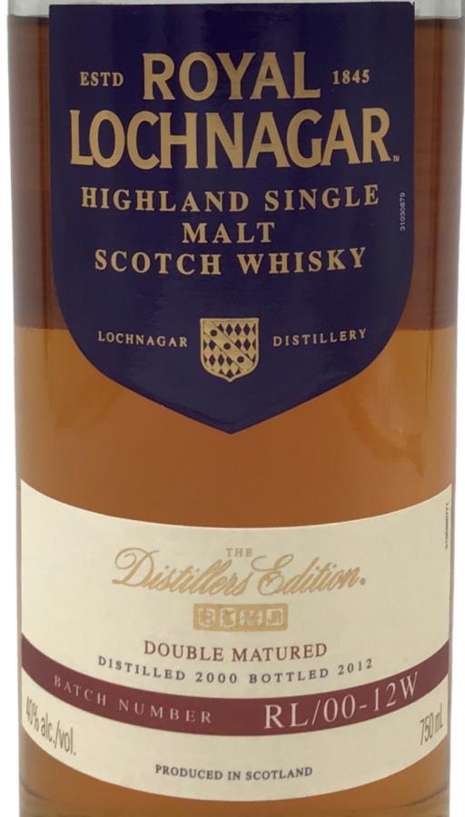 Royal Lochnagar 2000 Distiller's Edition 40% 750ml