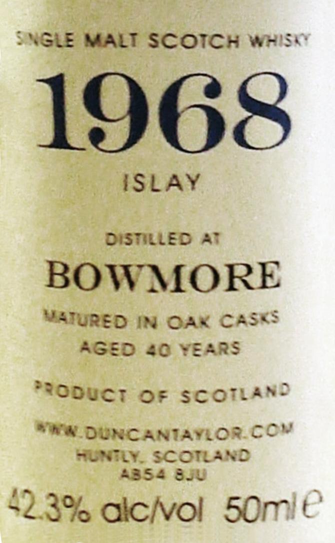 Bowmore 1968 DT