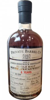 Checkers Private Barrel Co No 68 Whisky